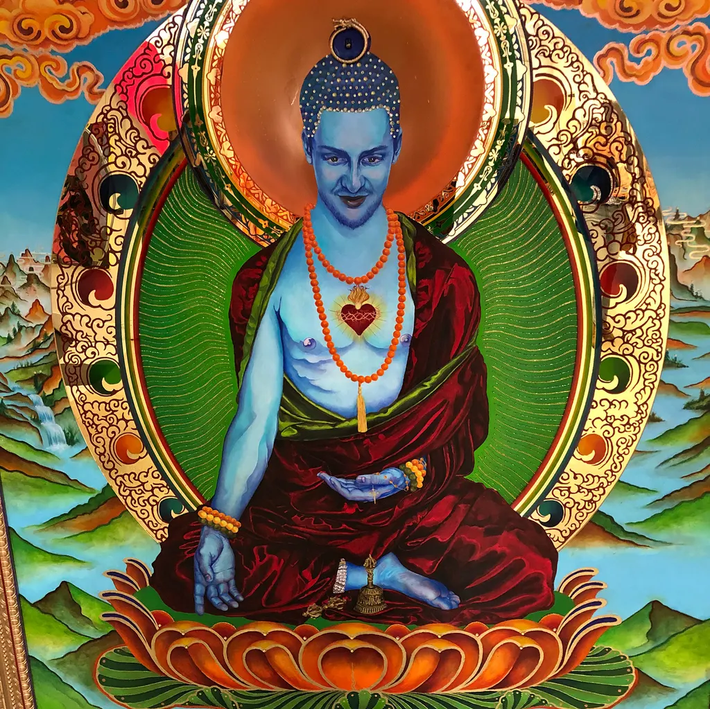 The Medicine Buddha painting